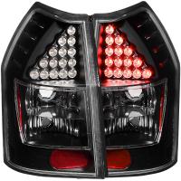 Anzo Black LED Tail Light Set 05-08 Dodge Magnum
